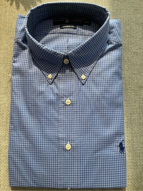 Ralph Lauren Other - Ralph Lauren Blue Gingham Men's Dress Shirt.